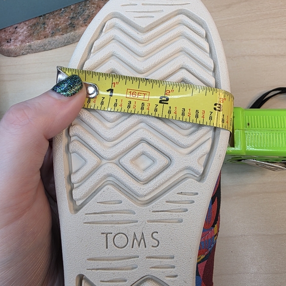 Toms Liberty Fabric Alpargata Liberty Fabric & Print Slip-On Size 9 LE - Picture 11 of 16